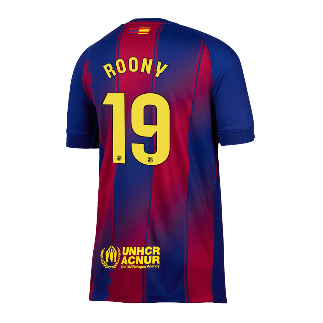 ROONY #19 Barcelona Home Soccer Jersey 2025/26 - gogoalshop