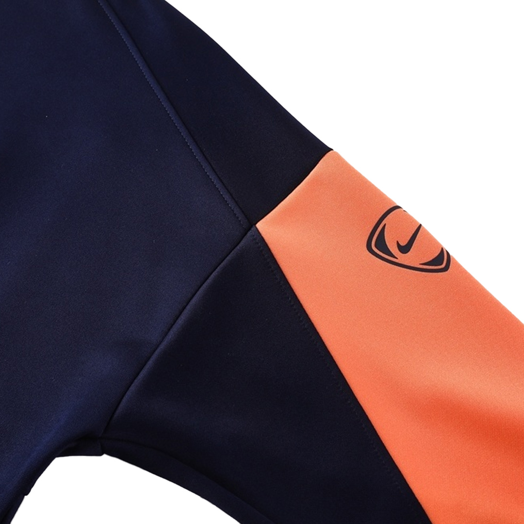 Barcelona Track Jacket 2025/26 - Navy&Orange - gogoalshop