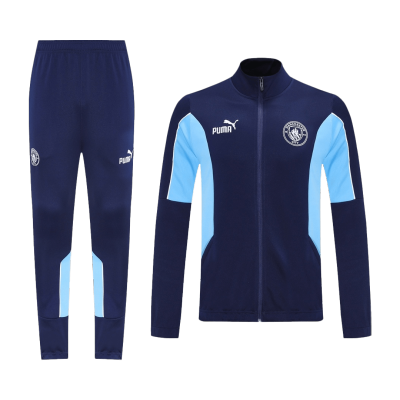 Manchester City Jacket Tracksuit 2025/26 Navy - gogoalshop