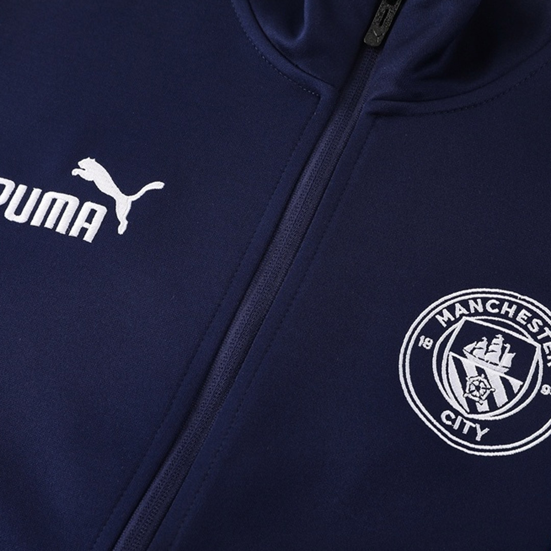 Manchester City Jacket Tracksuit 2025/26 Navy - gogoalshop