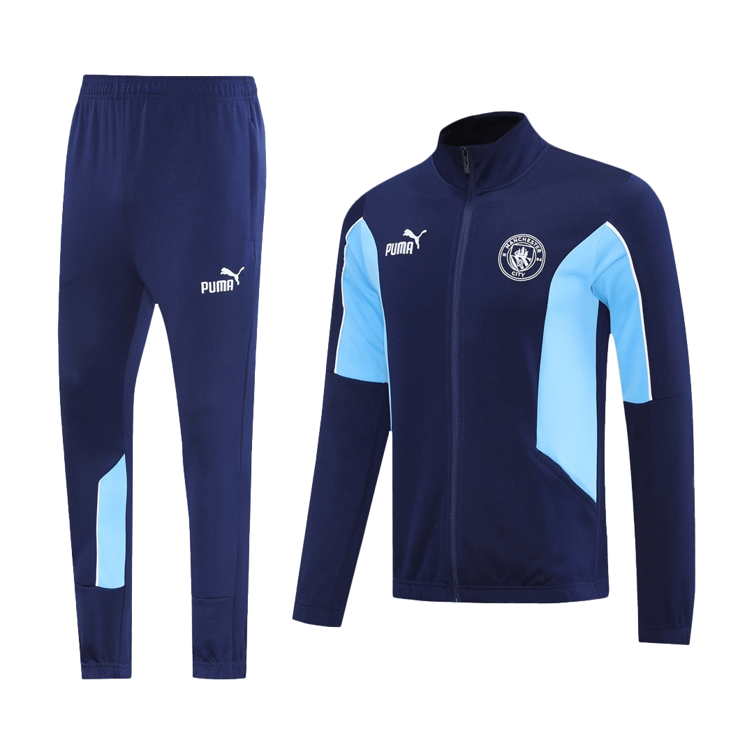 Manchester City Jacket Tracksuit 2025/26 Navy - gogoalshop