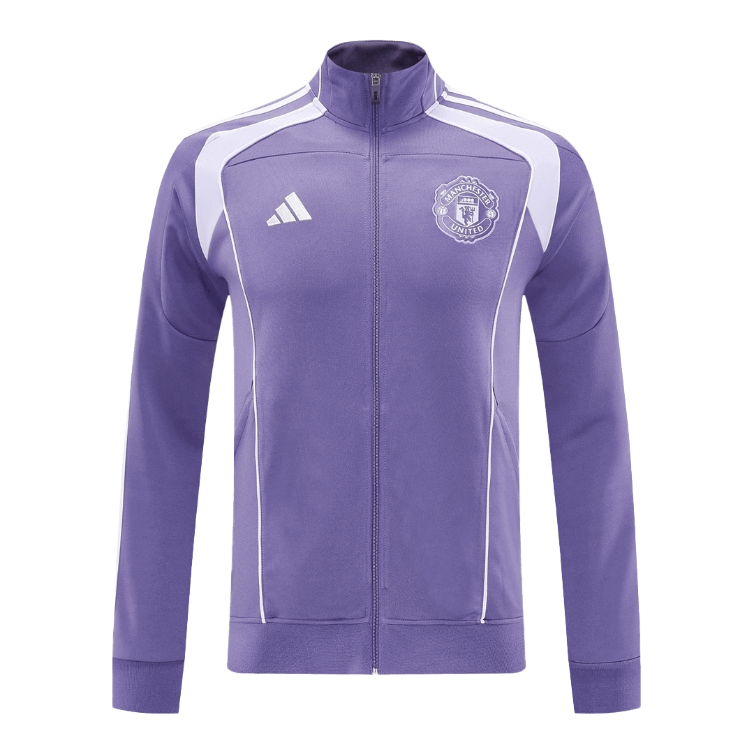 Manchester United Jacket Tracksuit 2025/26 Purple - gogoalshop