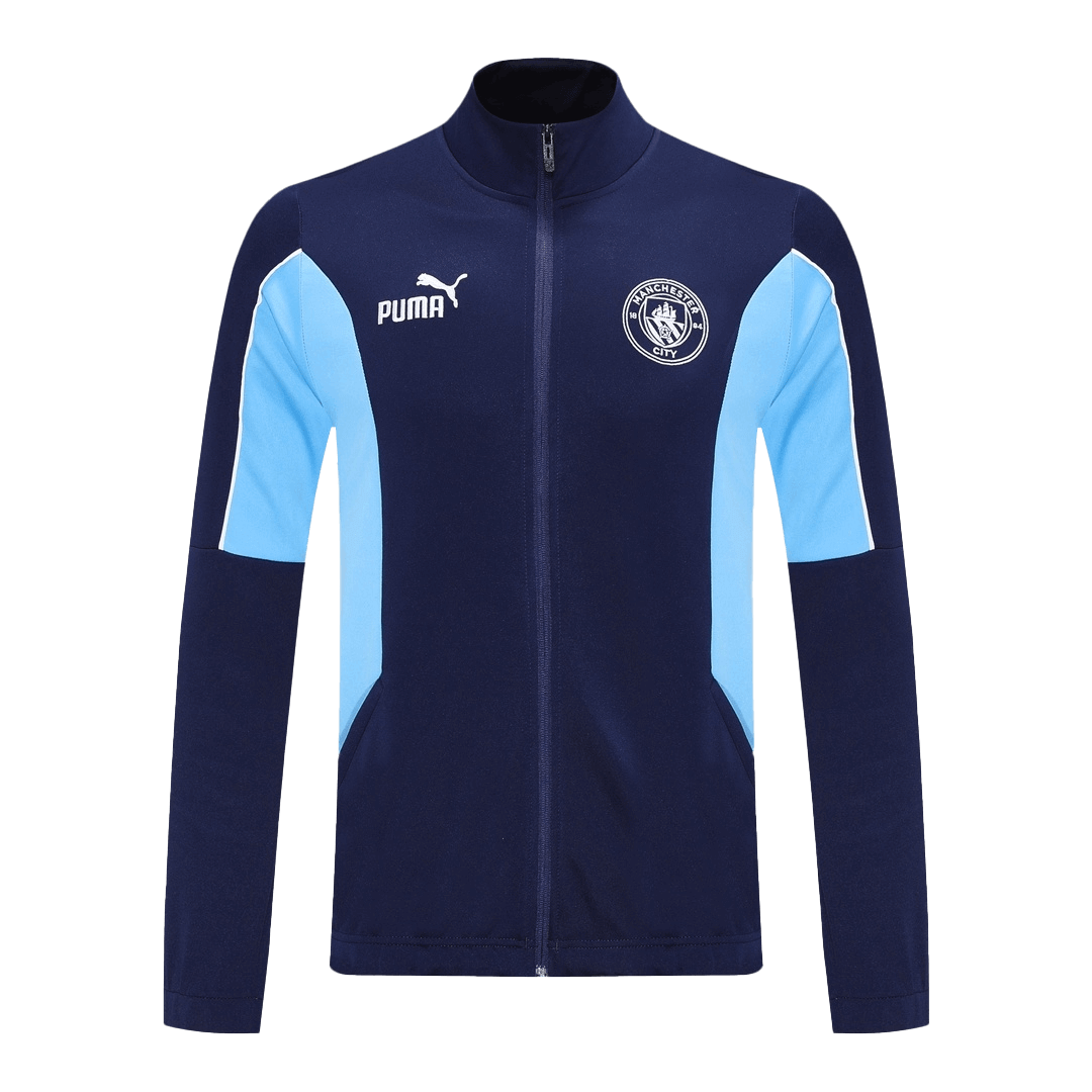 Manchester City Jacket Tracksuit 2025/26 Navy - gogoalshop