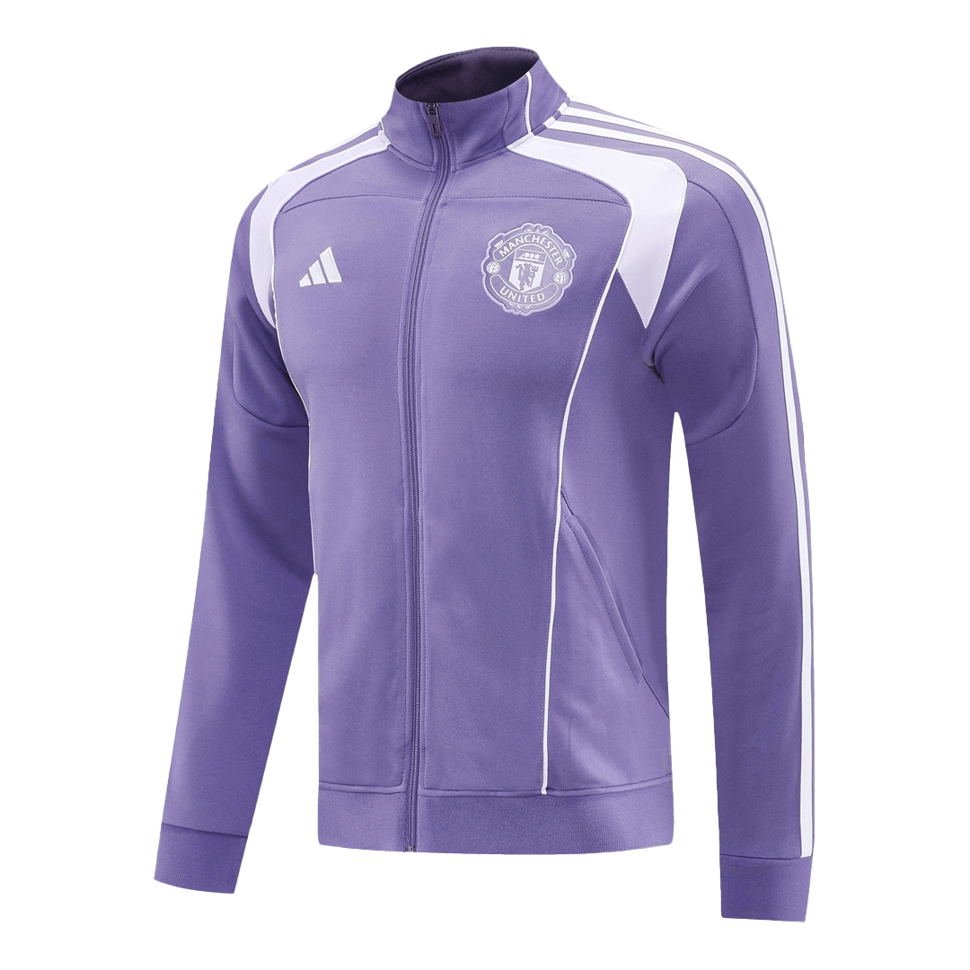 Manchester United Jacket Tracksuit 2025/26 Purple - gogoalshop