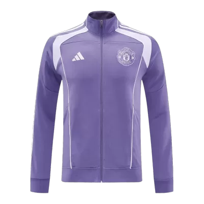 Manchester United Track Jacket 2025/26 - Purple - gogoalshop