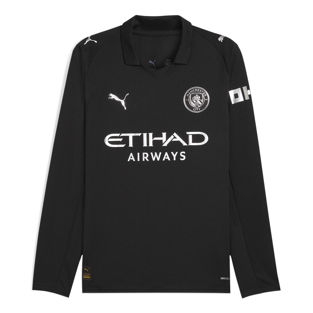 Manchester City Away Long Sleeve Jersey 2025/26 - gogoalshop