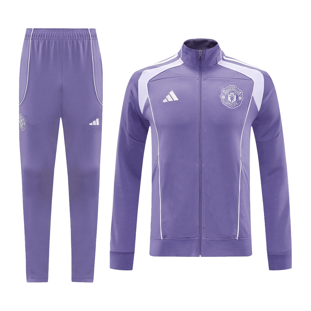 Manchester United Jacket Tracksuit 2025/26 Purple - gogoalshop