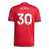 ŠEŠKO #30 Manchester United Home Authentic Soccer Jersey 2025/26 - gogoalshop