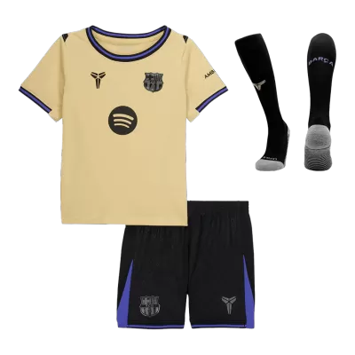Barcelona Away Kids Soccer Jerseys Full Kit 2025/26 - gogoalshop