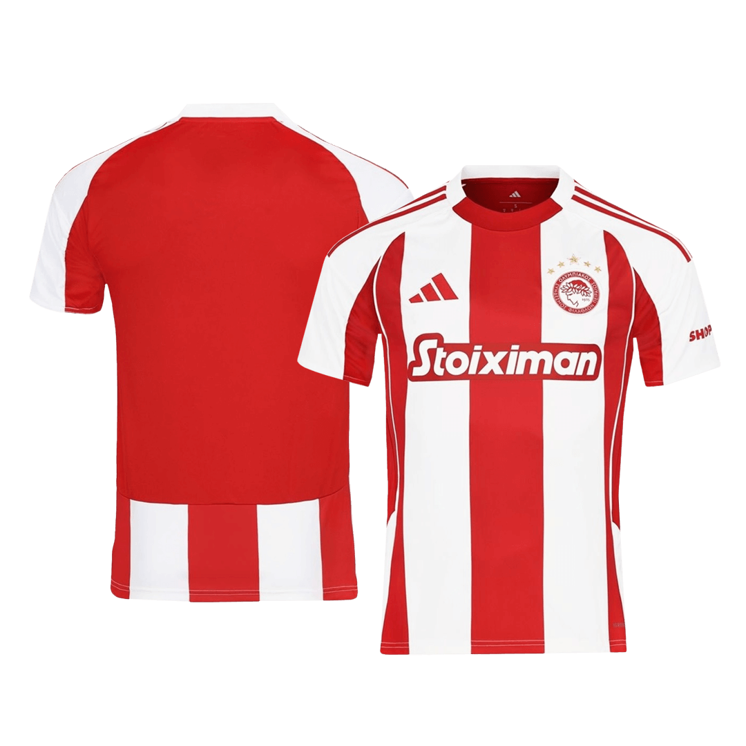 Olympiacos Home Soccer Jersey 2025/26 - gogoalshop
