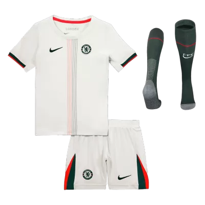 Chelsea Away Kids Soccer Jerseys Full Kit 2025/26 - gogoalshop