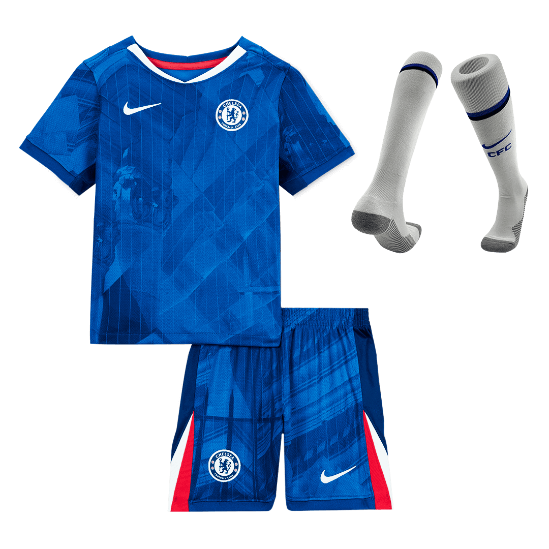 Chelsea Home Kids Soccer Jerseys Full Kit 2025/26 - gogoalshop