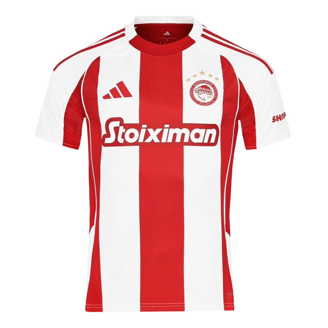 Olympiacos Home Soccer Jersey 2025/26 - gogoalshop