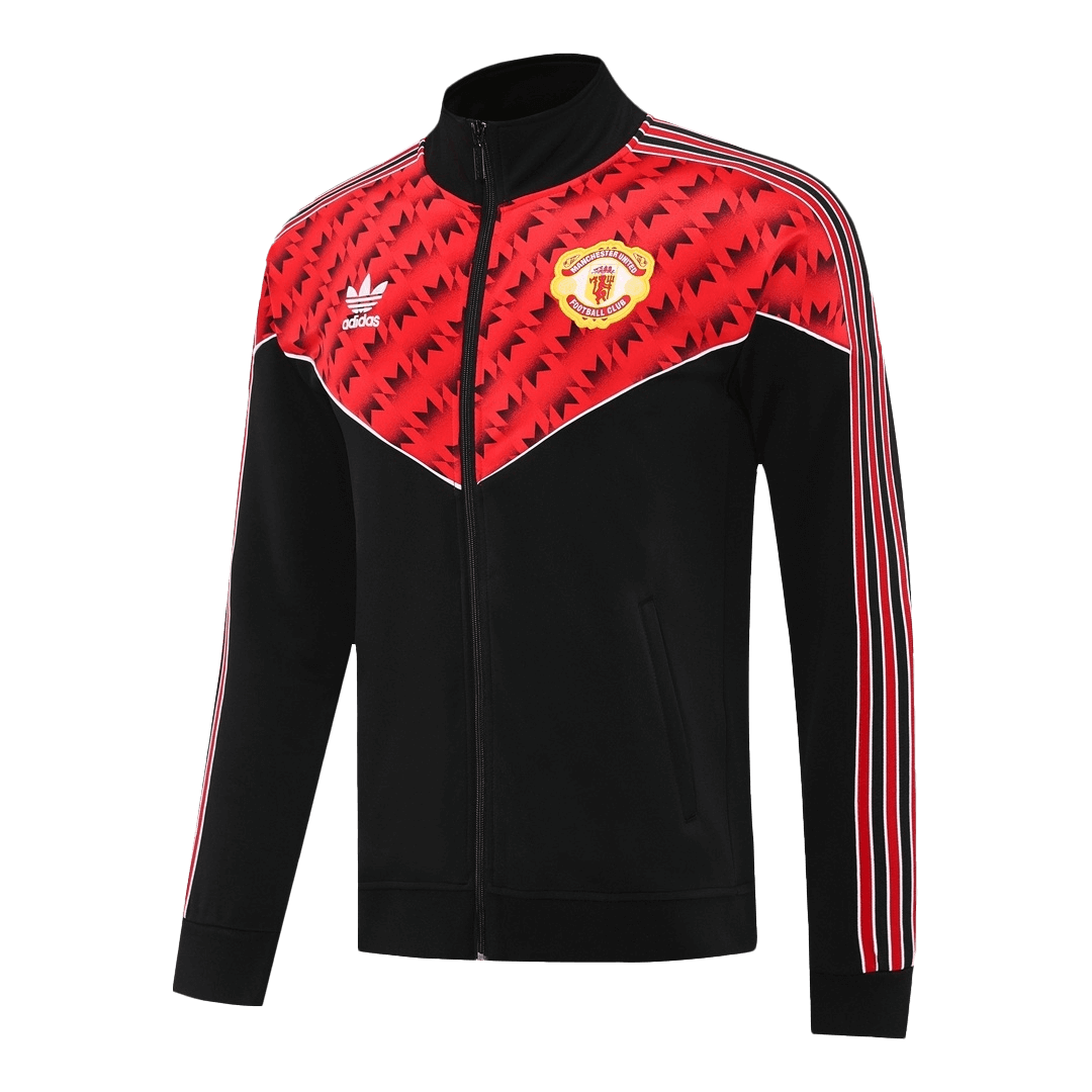 Manchester United Track Jacket 2025/26 - Red&Black - gogoalshop
