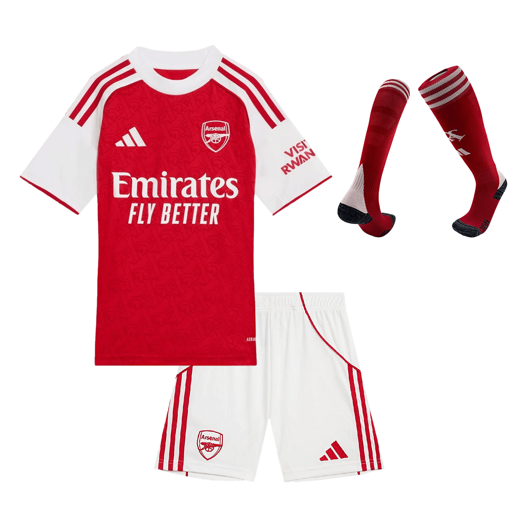 Arsenal Home Kids Soccer Jerseys Full Kit 2025/26 - gogoalshop