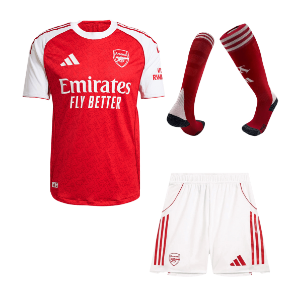 Arsenal Home Player Version Jerseys Full Kit 2025/26 - gogoalshop