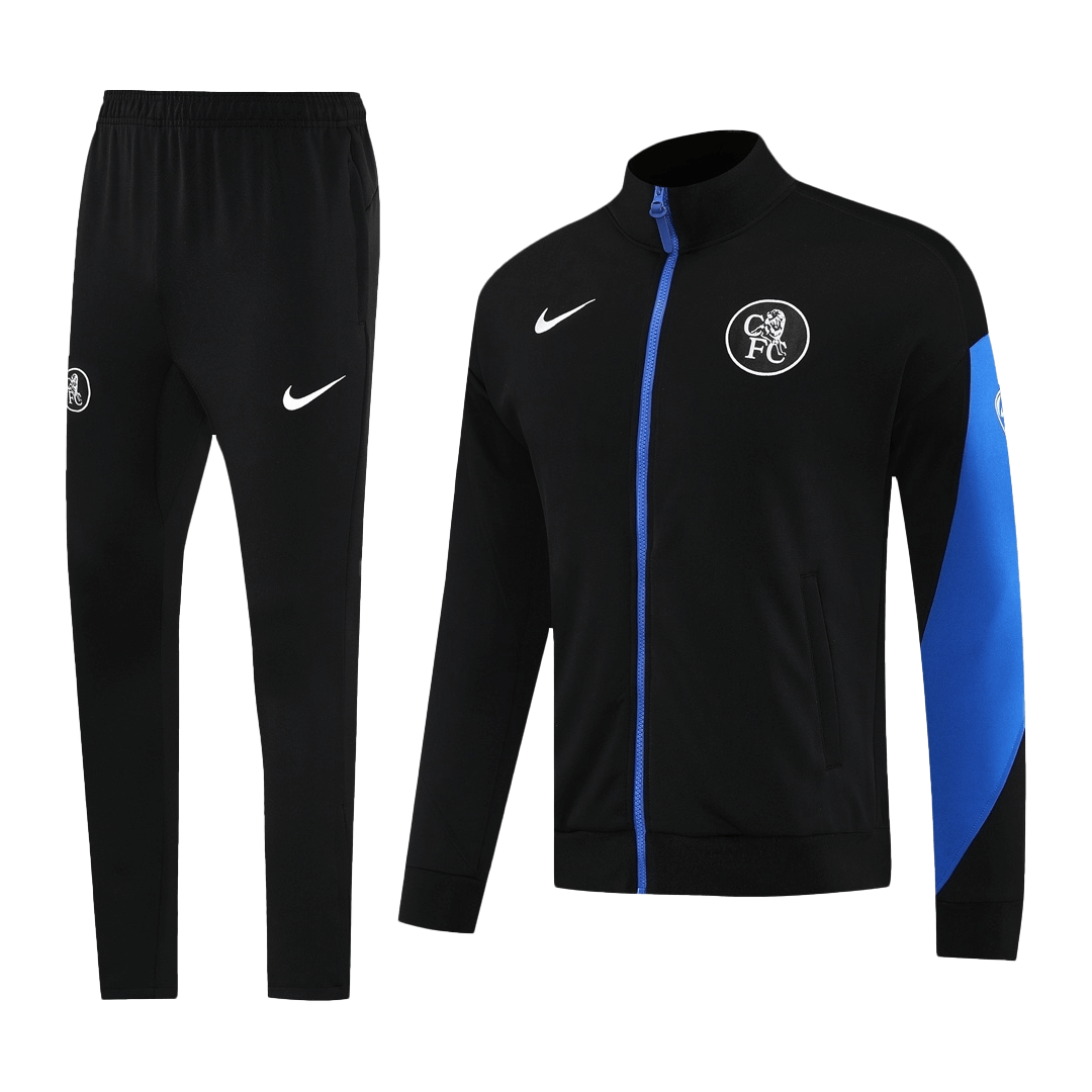 Chelsea Jacket Tracksuit 2025/26 Black - gogoalshop