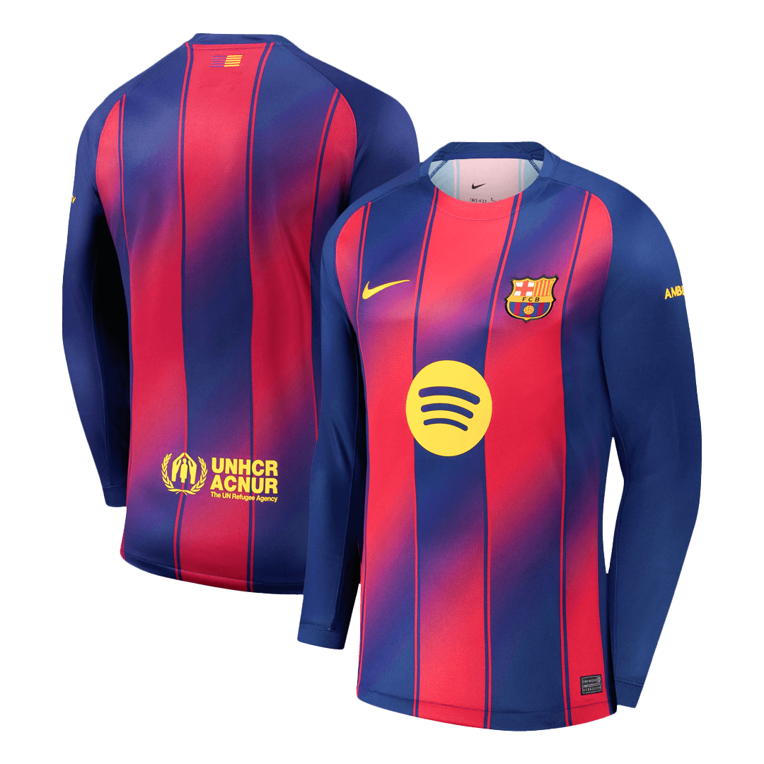 Barcelona Home Long Sleeve Jersey 2025/26 - gogoalshop