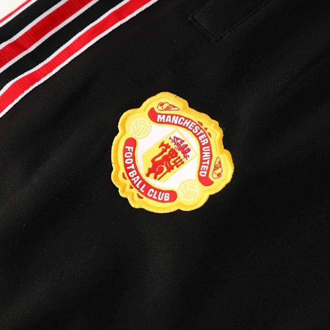 Manchester United Jacket Tracksuit 2025/26 Red&Black - gogoalshop