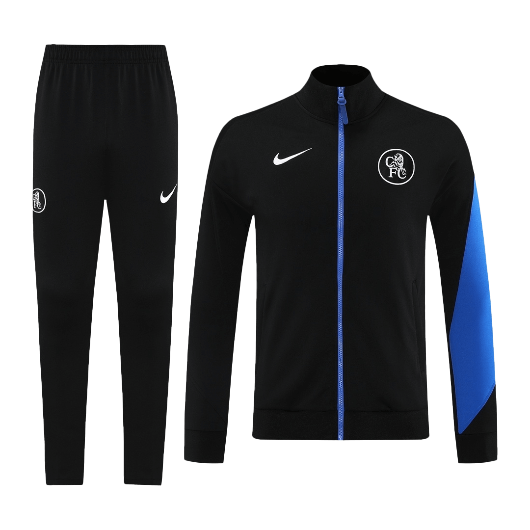 Chelsea Jacket Tracksuit 2025/26 Black - gogoalshop