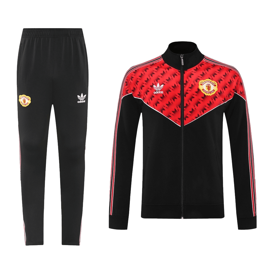 Manchester United Jacket Tracksuit 2025/26 Red&Black - gogoalshop