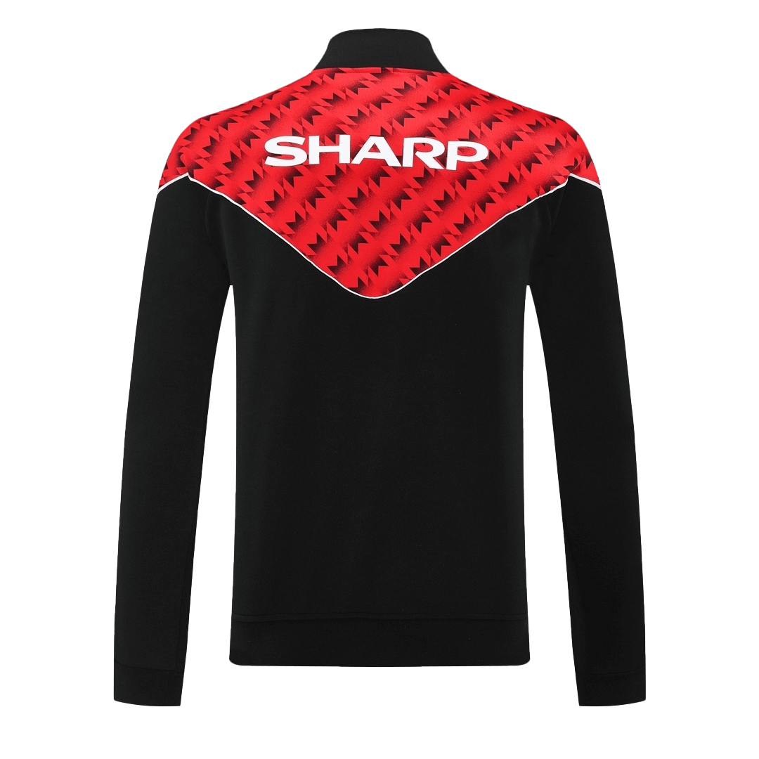 Manchester United Jacket Tracksuit 2025/26 Red&Black - gogoalshop