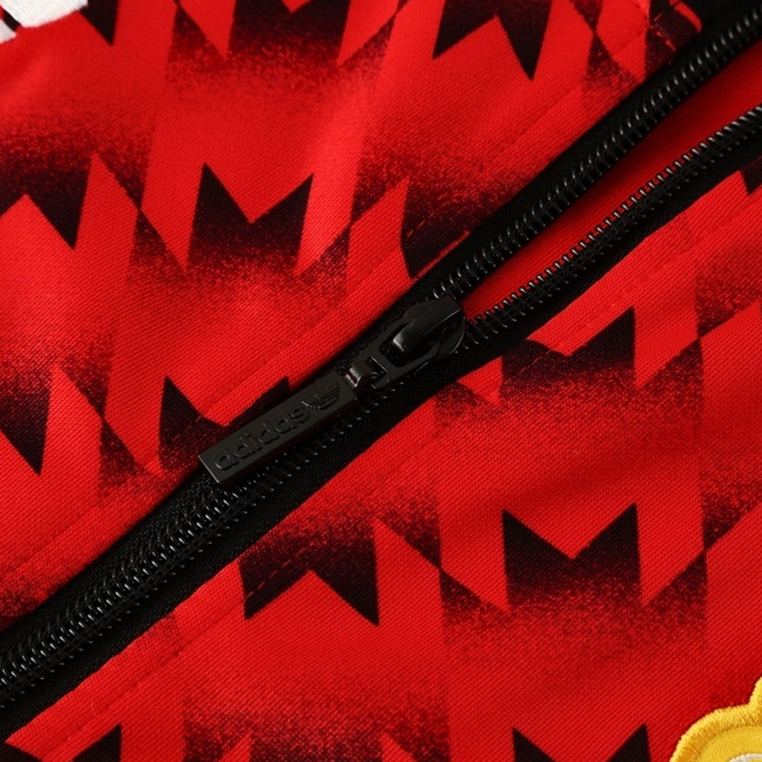 Manchester United Jacket Tracksuit 2025/26 Red&Black - gogoalshop