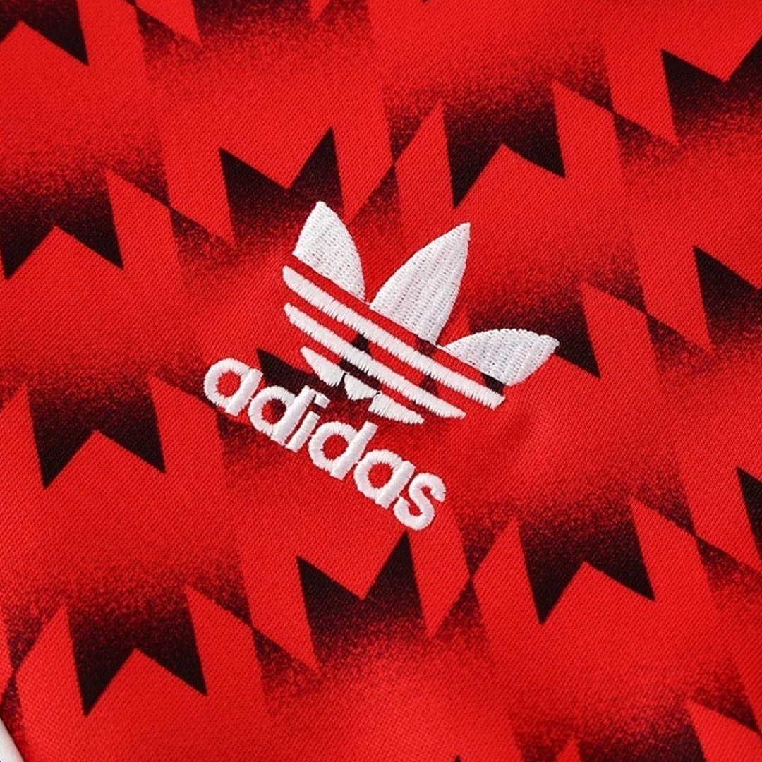 Manchester United Track Jacket 2025/26 - Red&Black - gogoalshop