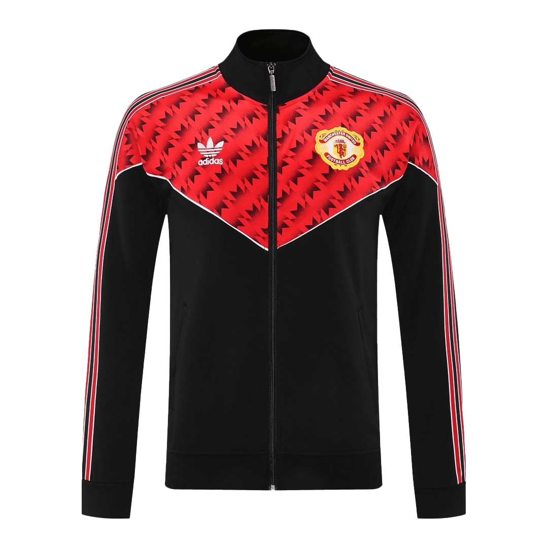 Manchester United Track Jacket 2025/26 - Red&Black - gogoalshop