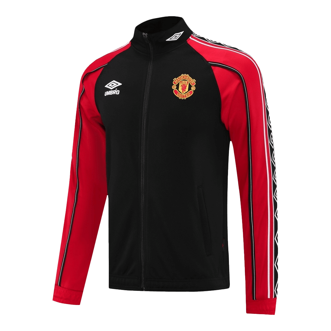 Manchester United Track Jacket 2025/26 - Red&Black - gogoalshop