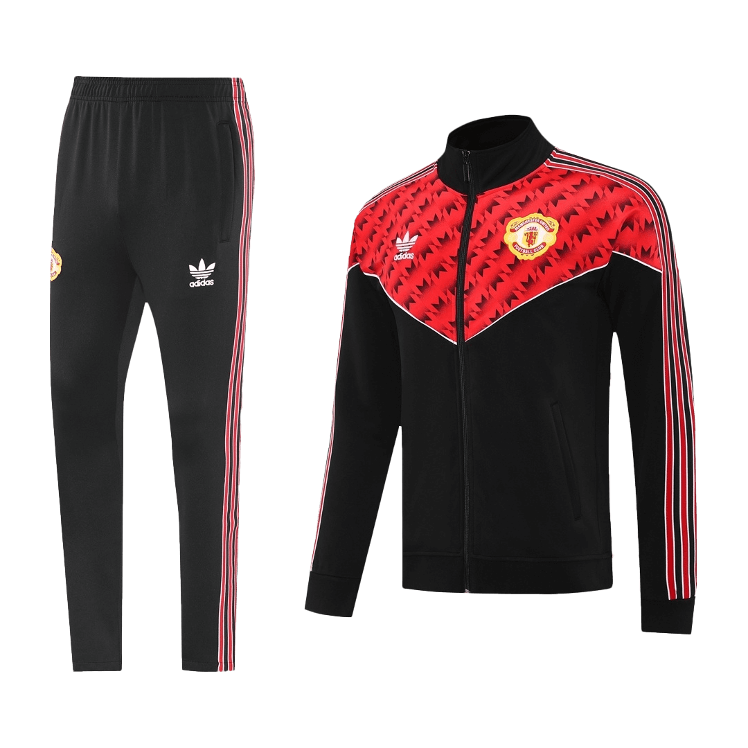 Manchester United Jacket Tracksuit 2025/26 Red&Black - gogoalshop
