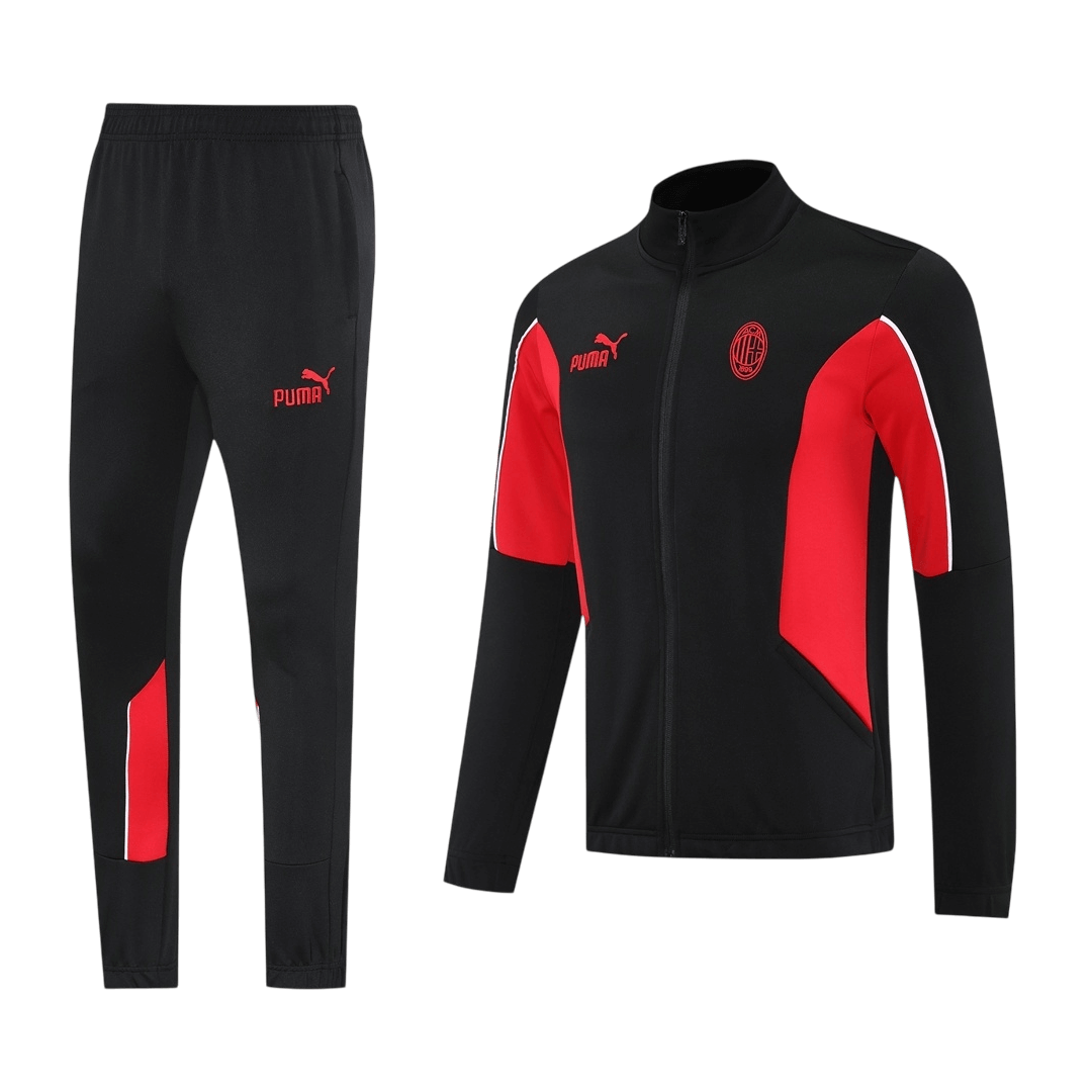 AC Milan Jacket Tracksuit 2025/26 Black - gogoalshop