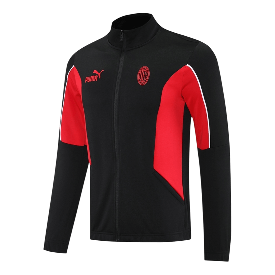 AC Milan Jacket Tracksuit 2025/26 Black - gogoalshop