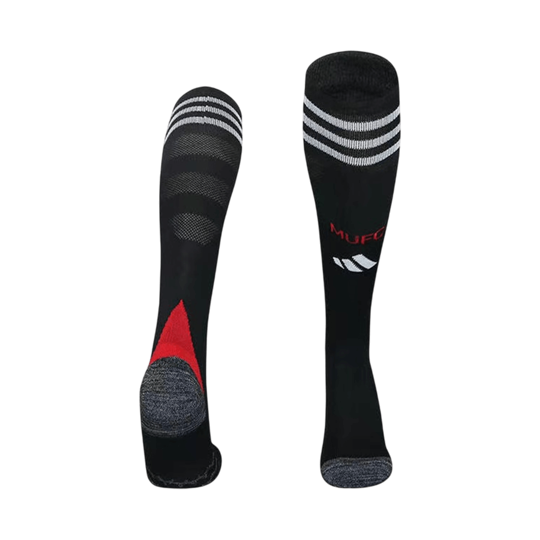 Manchester United Home Soccer Socks 2025/26 - gogoalshop