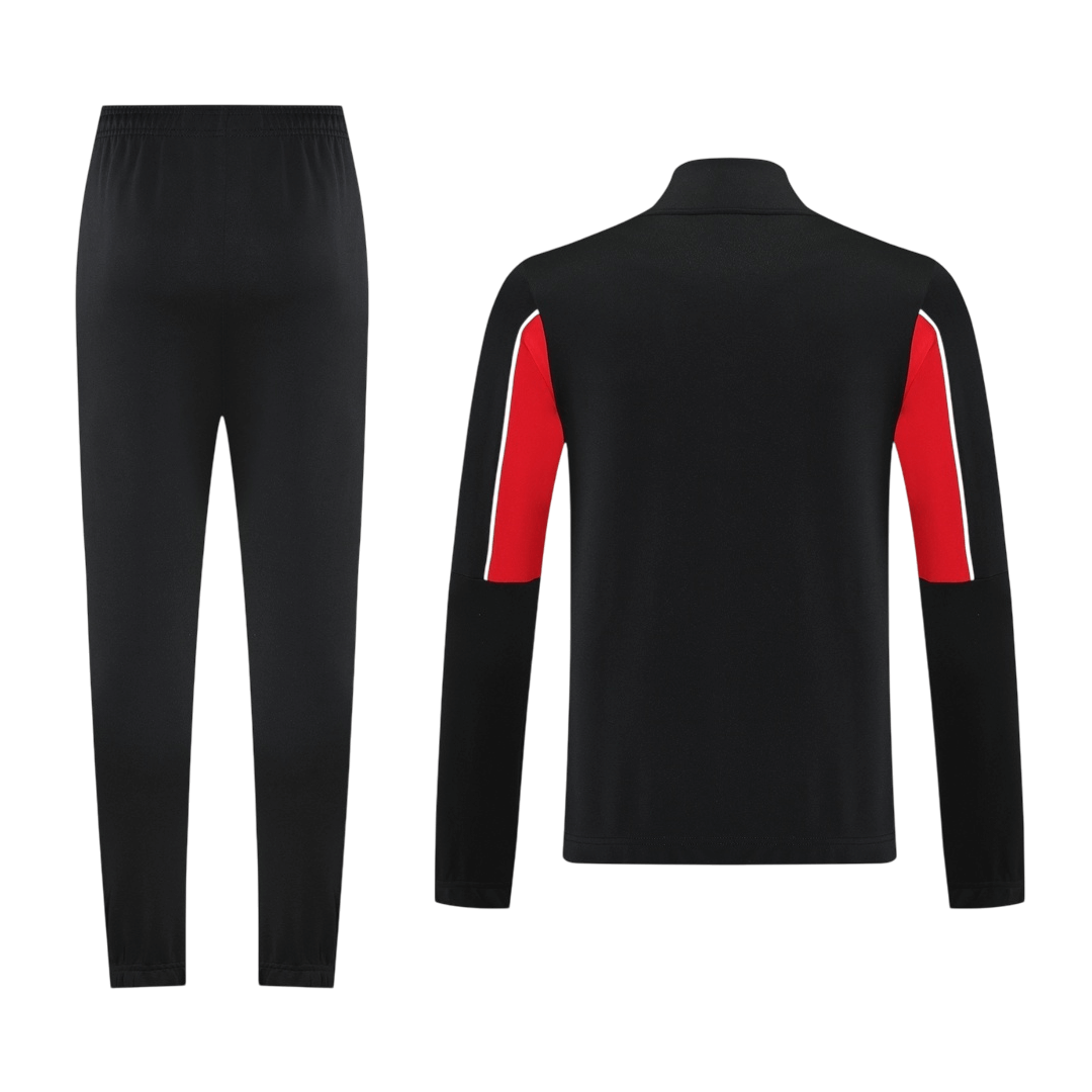 AC Milan Jacket Tracksuit 2025/26 Black - gogoalshop