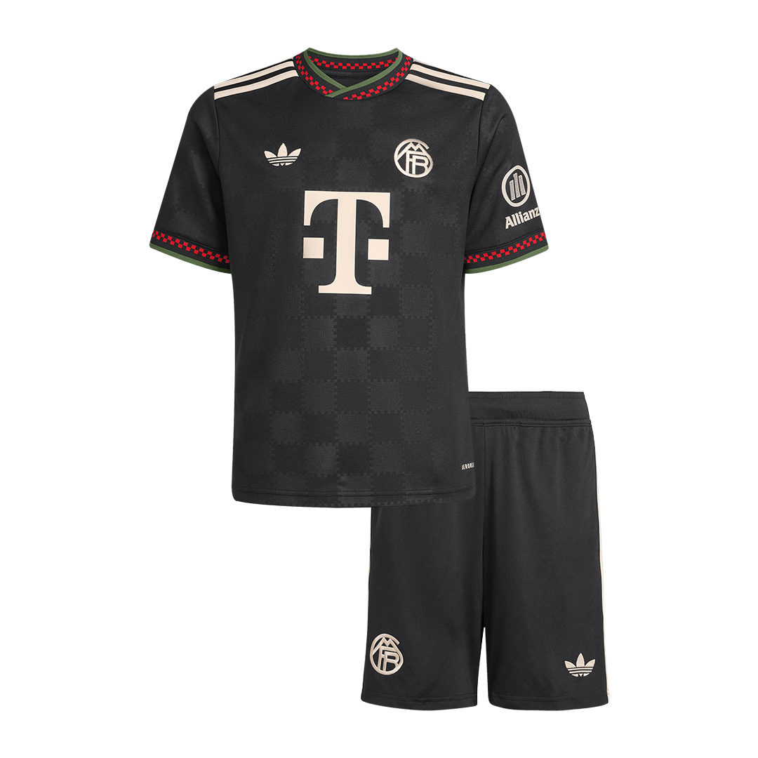 Bayern Munich Third Away Kids Soccer Jerseys Kit 2025/26 - gogoalshop