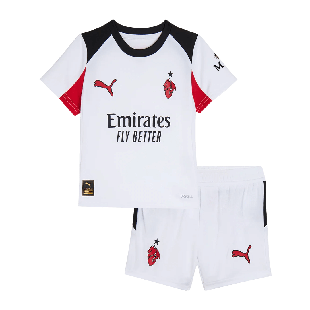 AC Milan Away Kids Soccer Jerseys Kit 2025/26 - gogoalshop