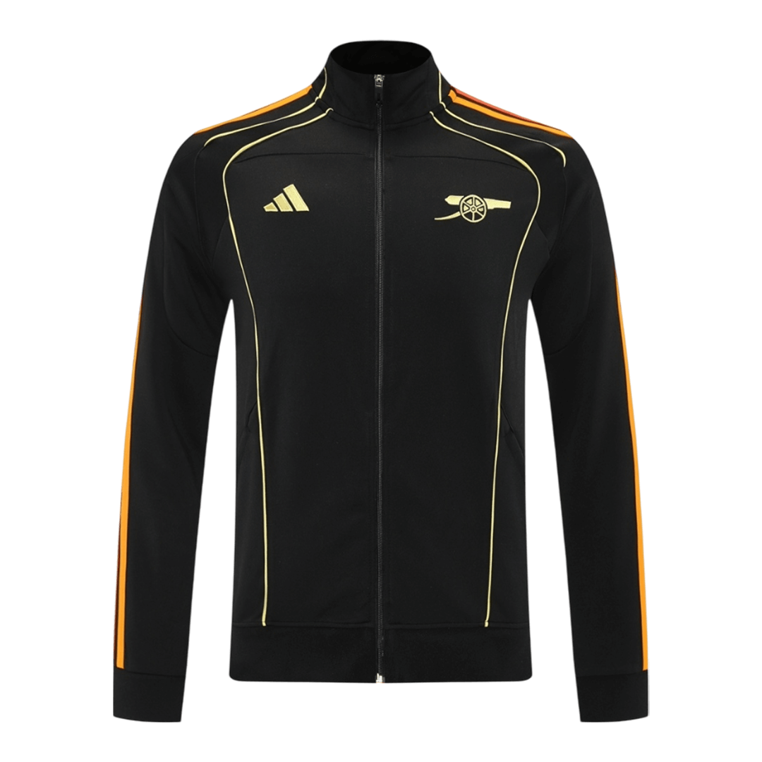 Arsenal Jacket Tracksuit 2025/26 Black - gogoalshop