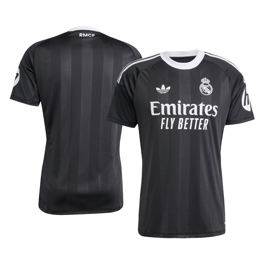 Real Madrid Goalkeeper Soccer Jersey 2025/26 Black - gogoalshop