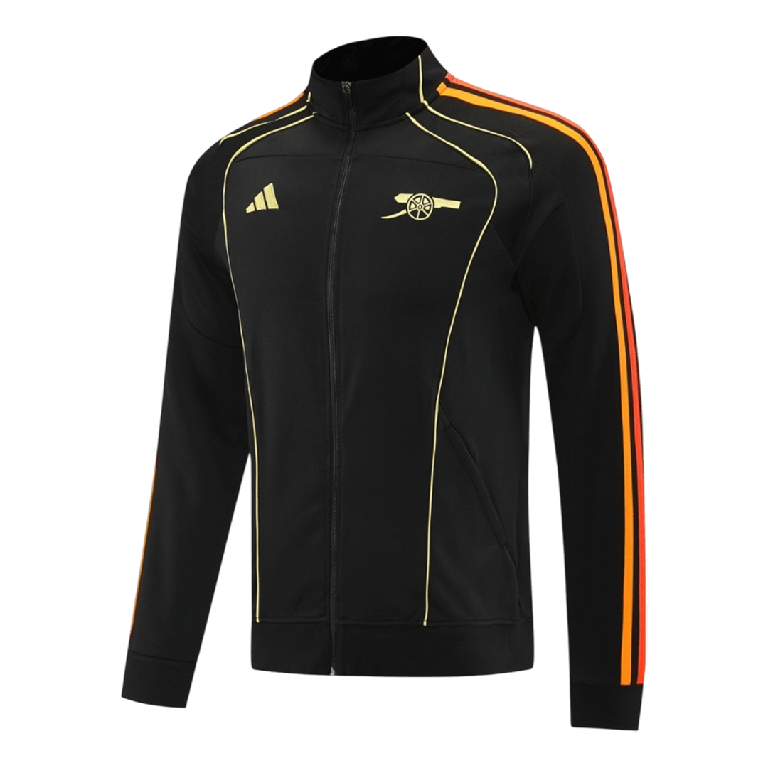 Arsenal Jacket Tracksuit 2025/26 Black - gogoalshop