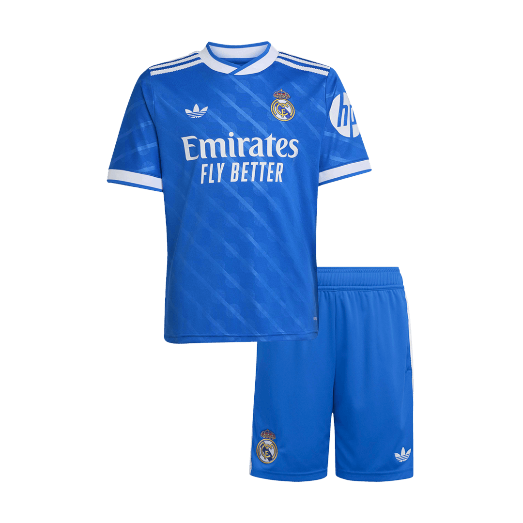 Real Madrid Third Away Kids Soccer Jerseys Kit 2025/26 - gogoalshop