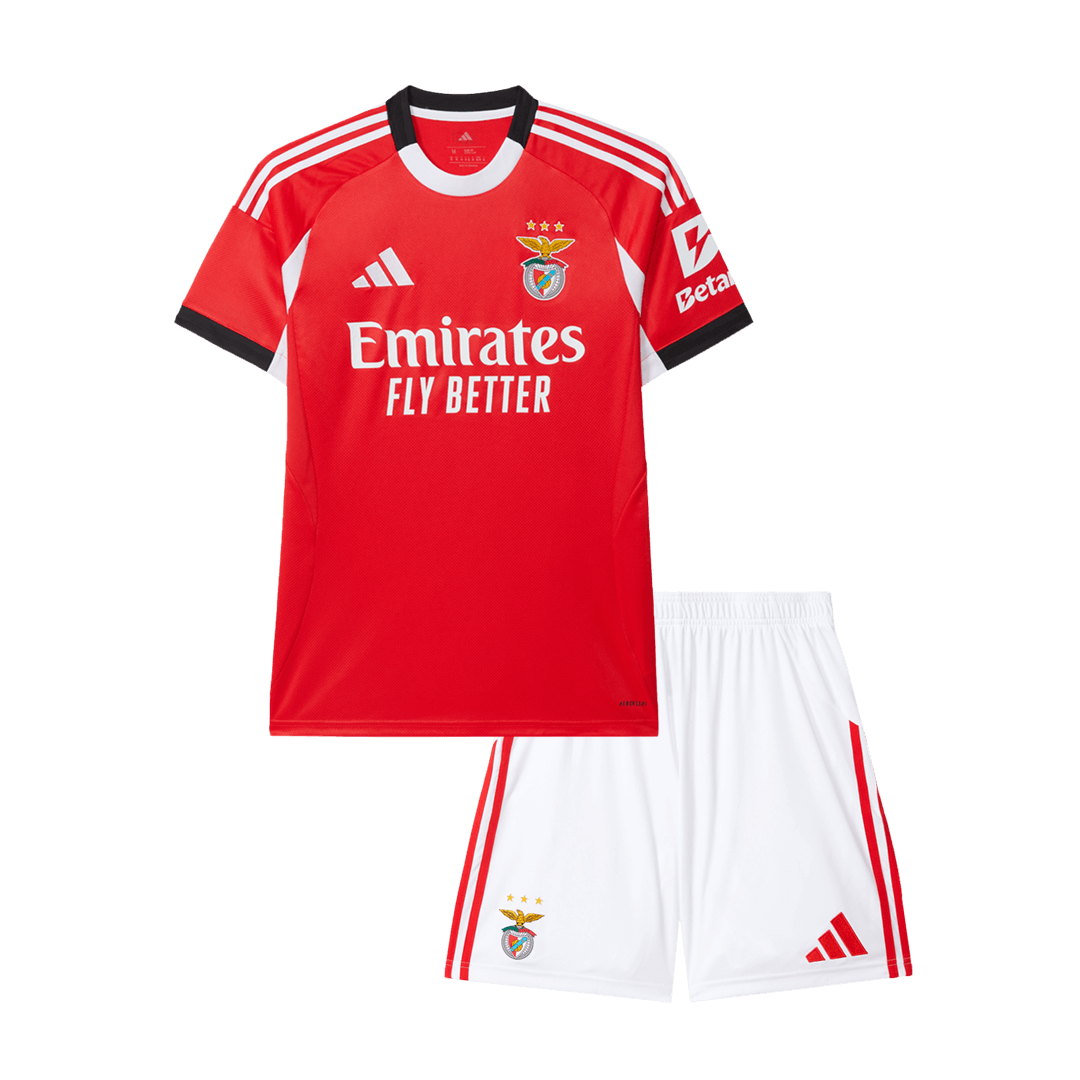 Benfica Home Kids Soccer Jerseys Kit 2025/26 - gogoalshop