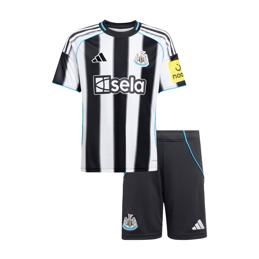 Newcastle United Home Kids Soccer Jerseys Kit 2025/26 - gogoalshop