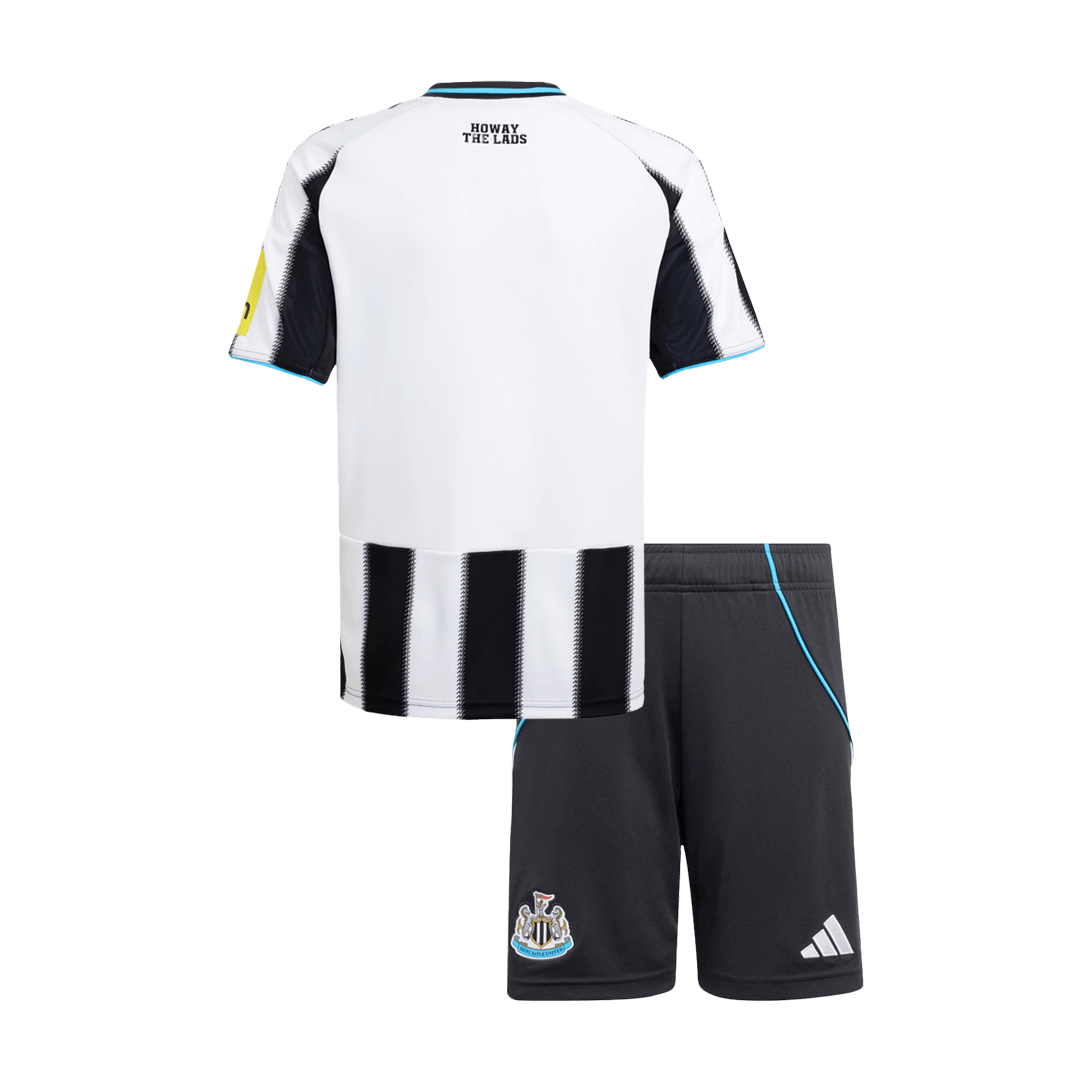 Newcastle United Home Kids Soccer Jerseys Kit 2025/26 - gogoalshop