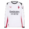 AC Milan Away Long Sleeve Soccer Jersey 2025/26 - gogoalshop