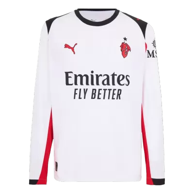 AC Milan Away Long Sleeve Soccer Jersey 2025/26 - gogoalshop