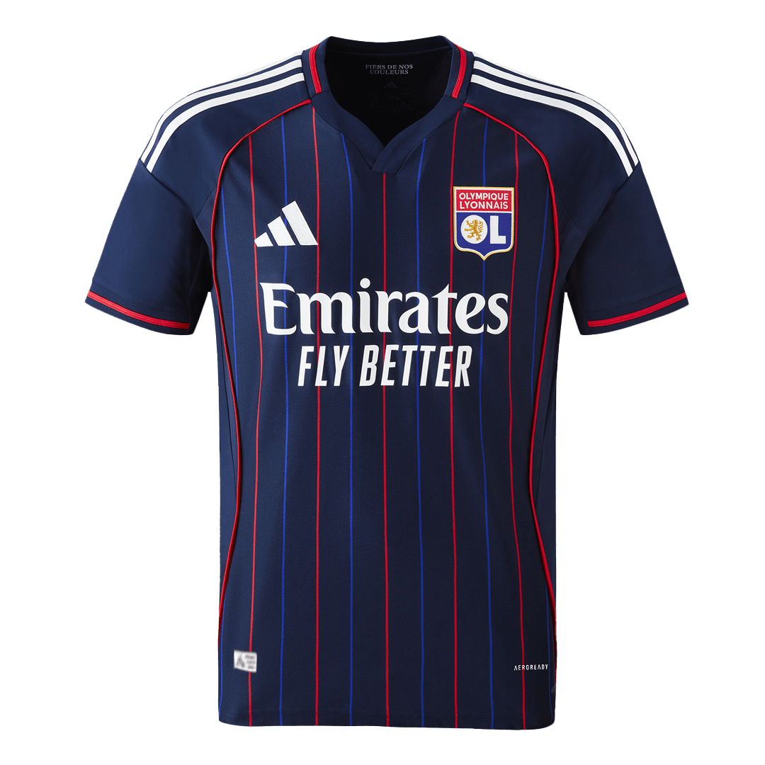 Olympique Lyonnais Away Authentic Soccer Jersey 2025/26 - gogoalshop