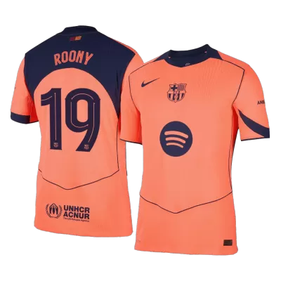 ROONY #19 Barcelona Third Away Authentic Soccer Jersey 2025/26 - UCL - gogoalshop