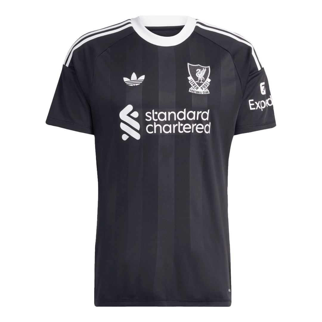 Liverpool Goalkeeper Soccer Jersey 2025/26 Black - gogoalshop