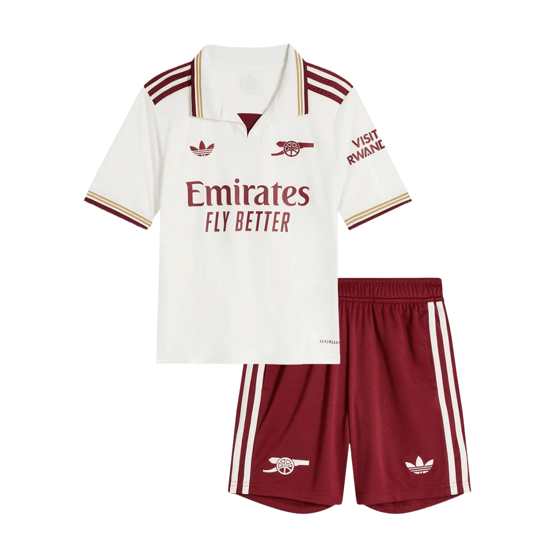 Arsenal Third Away Kids Soccer Jerseys Kit 2025/26 - gogoalshop